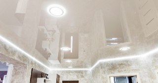 Натяжной ПВХ потолок Реж, цена от 2097 руб.